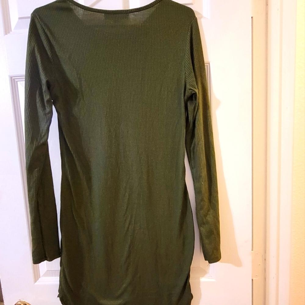 Olive Green Dress